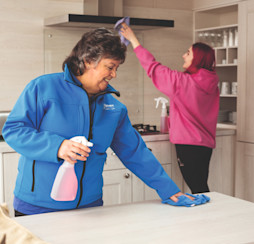 You'll get a deep clean before your let period and cleans before and after each let