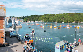 Fowey Estuary in Cornwall.