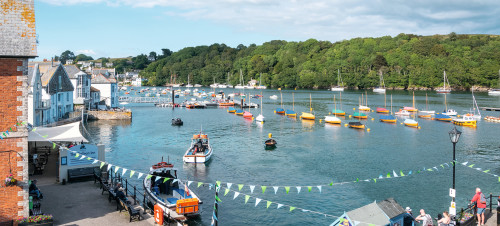 Fowey Estuary in Cornwall.