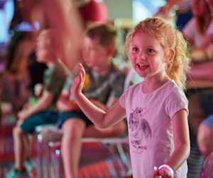 Find a table, grab a drink and watch the show unfold before you. You will need your Play Passes to access the venue.