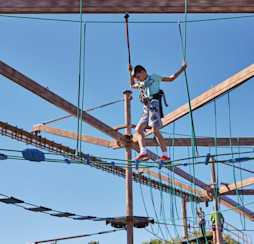 The Aerial Adventure Max at Cleethorpes Beach
