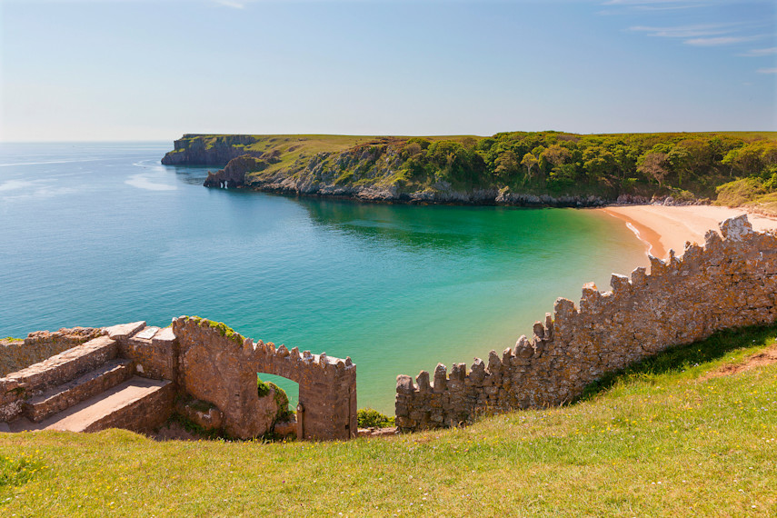2. Barafundle Bay, near Stackpole, Pembrokeshire
