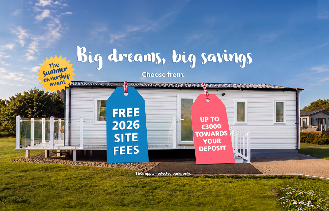 New CS offer with caravan and offers in front