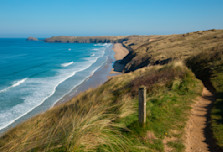 Perranporth beach, Cornwall