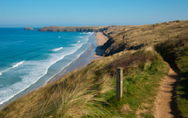 Perranporth beach, Cornwall