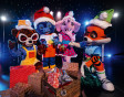 The Seaside Squad exchange Christmas gifts - see them in Seashore this December.