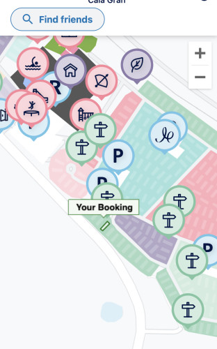 Find your loved ones' spot on park