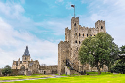 Rochester Castle, close to our Kent Coast holiday park.