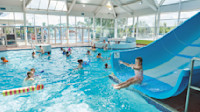 Indoor heated pool at Cala Gran