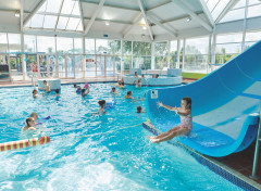 Indoor heated pool at Cala Gran