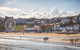 Scarborough Beach in North Yorkshire