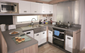 Caravan kitchen