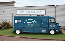 Cook's fish and chips van