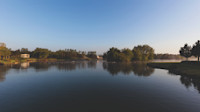 The nature trail takes in the lovely lake, the dipping pond and the North American Arboretum
