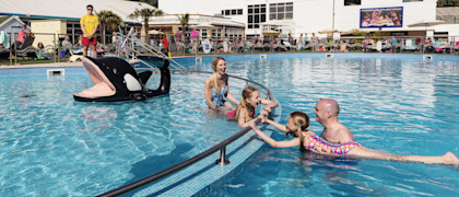 Outdoor pool at Burnham-on-Sea