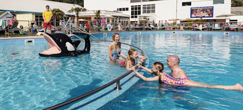 Outdoor pool at Burnham-on-Sea