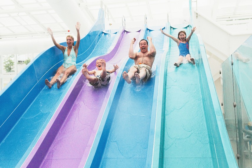 Devon Cliffs’ swimming pools