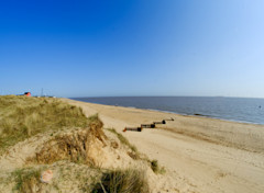 Four miles from a sandy beach