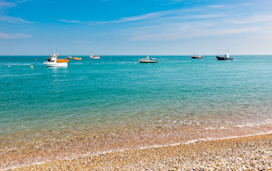 The beautiful coastline at Selsey, Sussex