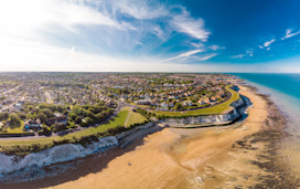 View of the beach at Margate on a sunny day