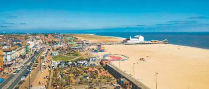 Nearby central Great Yarmouth