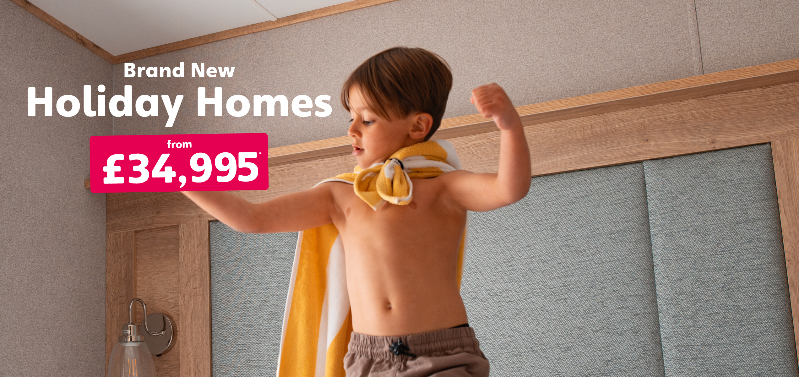 New caravans from £34,995