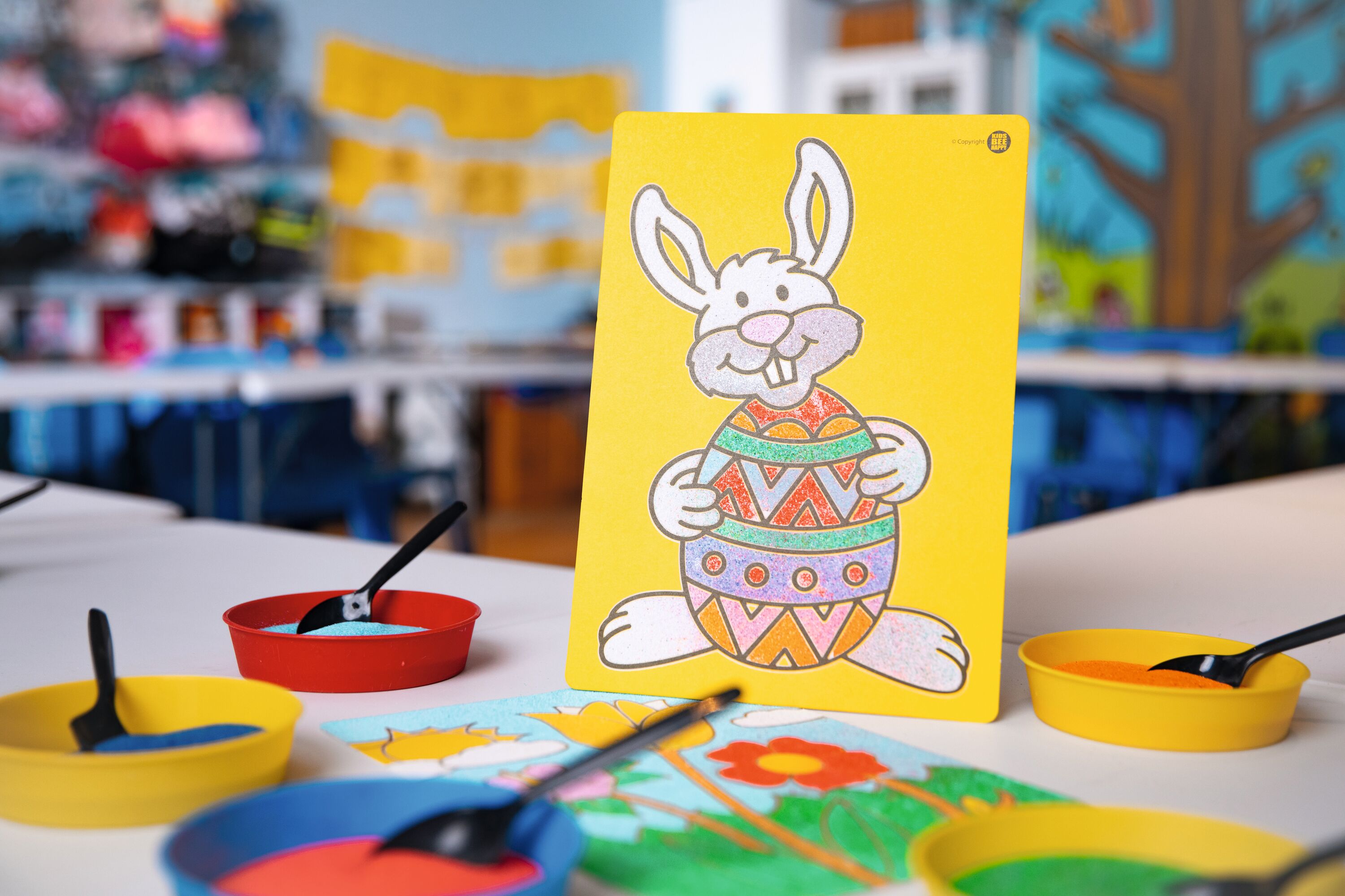 Easter Sand Art at Primrose Valley