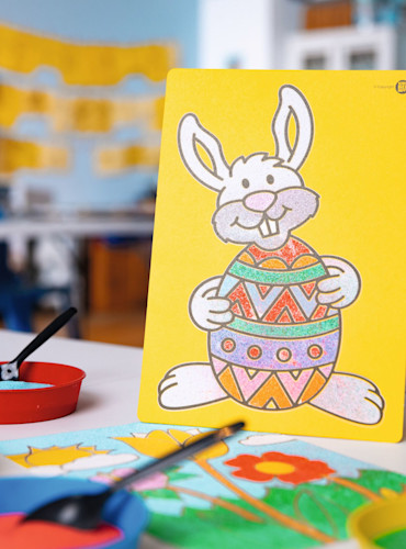 Easter Sand Art at Primrose Valley