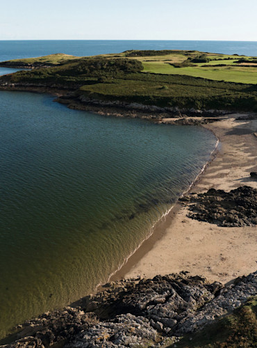 Beach view at Hafan y Mor