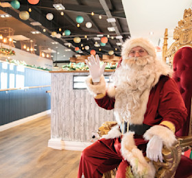 Join Santa for a festive break at Haven.