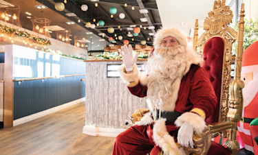 Join Santa for a festive break at Haven.