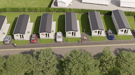 A computer-generated image of how Palm Avenue, Devon Cliffs could look.