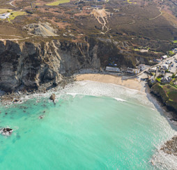 St Agnes from above