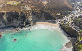 St Agnes from above