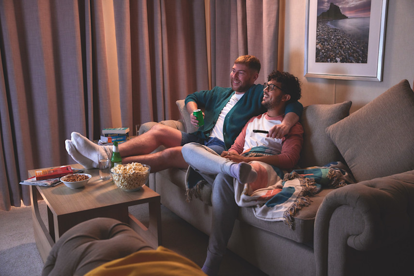 And of course... cosy accommodation!