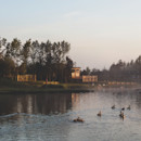 The lake within the Country Park at Far Grange