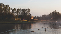 The lake within the Country Park at Far Grange