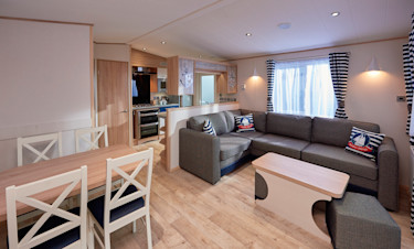 Caravans at Devon Cliffs