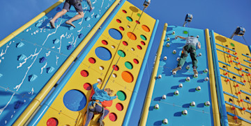 Climbing Wall at Kent Coast