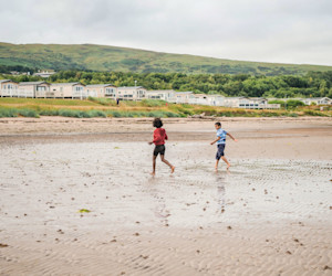 Barefoot on the sand