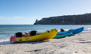 Water sports at Lydstep Beach