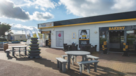 Supermarket at Seashore