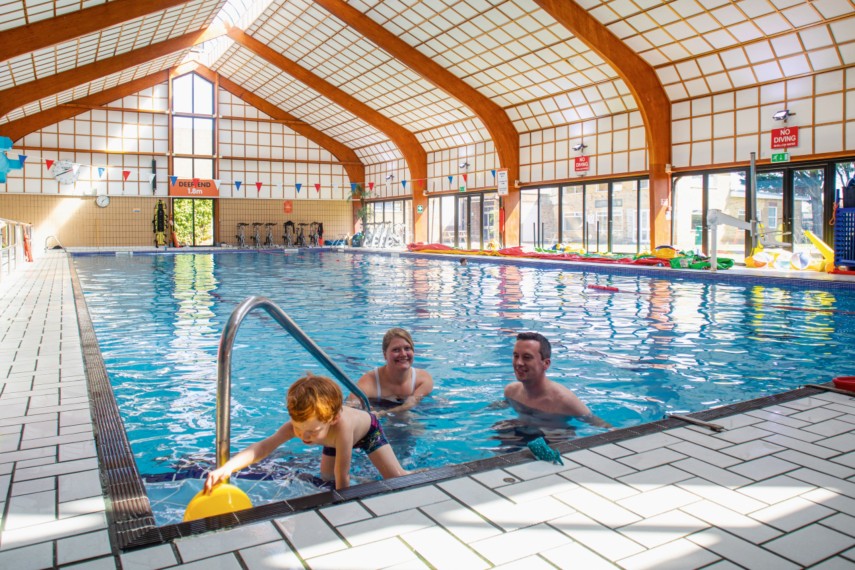 1. The indoor pool at Haven Skegness