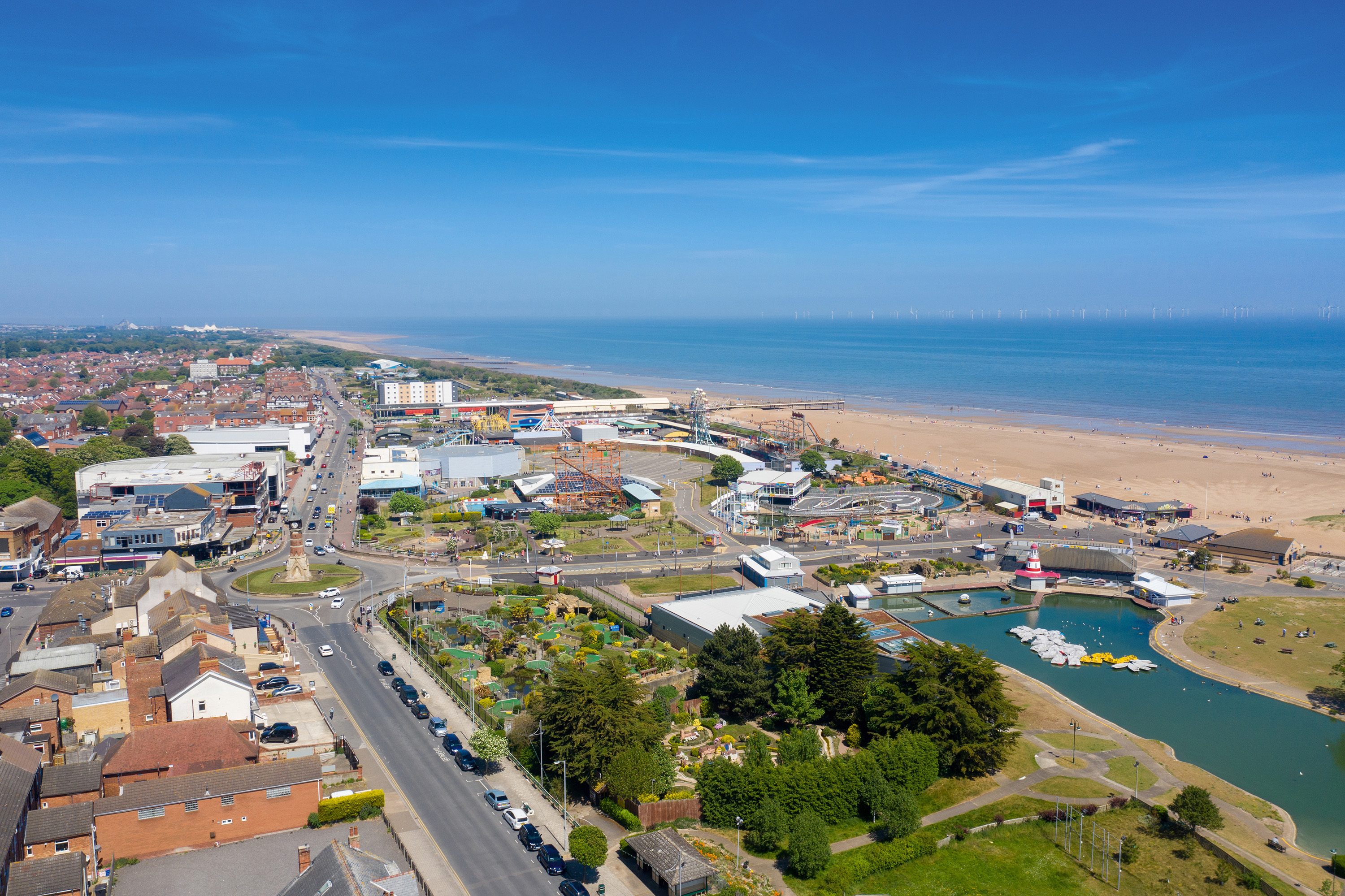 se permiten perros en el muelle de skegness