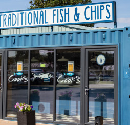 Pick up tasty fish and chips