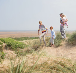 Direct access to the beach flats at Presthaven