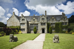 Trerice house and gardens, a National Trust property near Newquay in Cornwall.