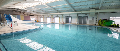 The indoor pool at Doniford Bay