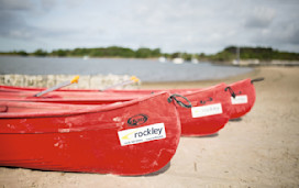 Canoes at Rockley Watersports