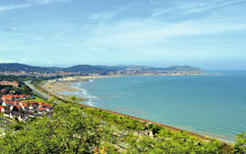 Colwyn Bay from above
